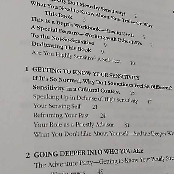 Highly Sensitive Persons Workbook paperback book - Picture 2 of 10